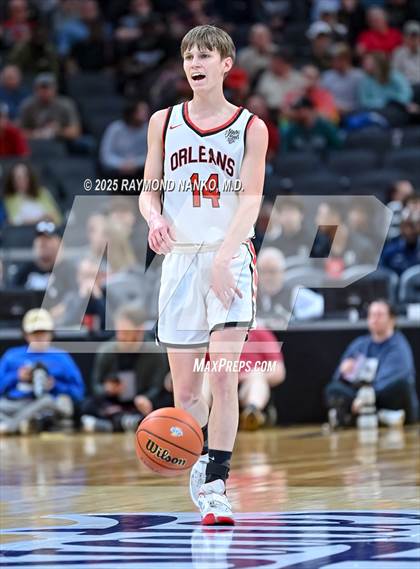 Thumbnail 2 in Clinton Prairie vs. Orleans (IHSAA 1A Final) photogallery.
