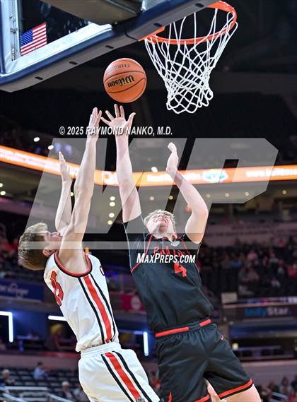 Thumbnail 3 in Clinton Prairie vs. Orleans (IHSAA 1A Final) photogallery.