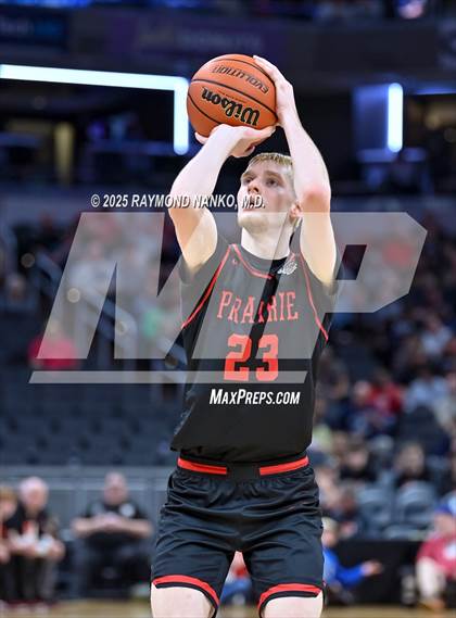 Thumbnail 2 in Clinton Prairie vs. Orleans (IHSAA 1A Final) photogallery.