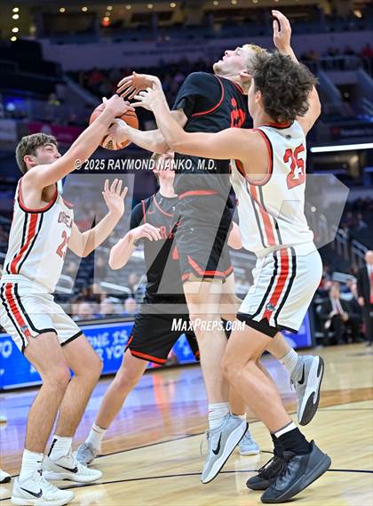 Thumbnail 2 in Clinton Prairie vs. Orleans (IHSAA 1A Final) photogallery.