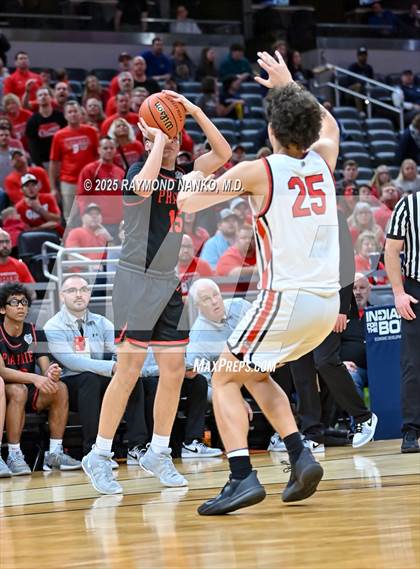 Thumbnail 2 in Clinton Prairie vs. Orleans (IHSAA 1A Final) photogallery.