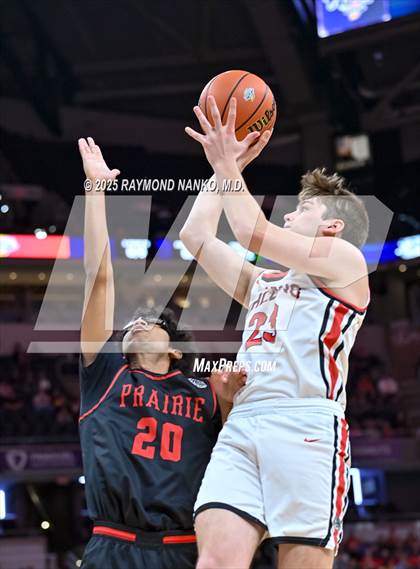 Thumbnail 2 in Clinton Prairie vs. Orleans (IHSAA 1A Final) photogallery.