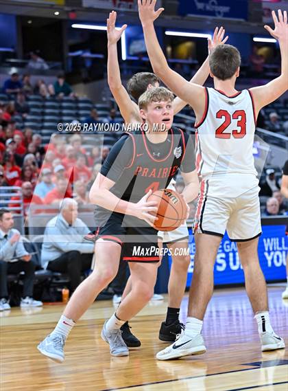 Thumbnail 2 in Clinton Prairie vs. Orleans (IHSAA 1A Final) photogallery.