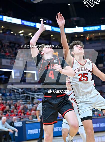 Thumbnail 3 in Clinton Prairie vs. Orleans (IHSAA 1A Final) photogallery.