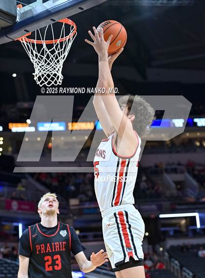 Thumbnail 2 in Clinton Prairie vs. Orleans (IHSAA 1A Final) photogallery.