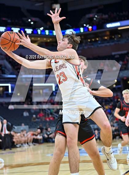 Thumbnail 1 in Clinton Prairie vs. Orleans (IHSAA 1A Final) photogallery.