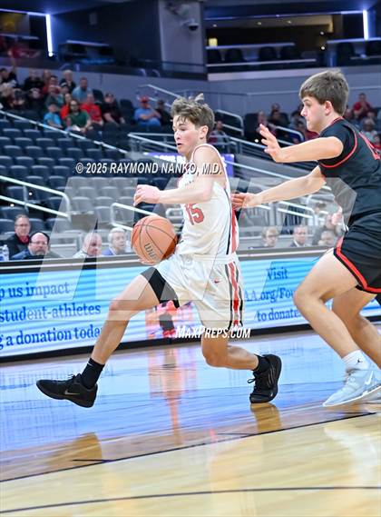 Thumbnail 3 in Clinton Prairie vs. Orleans (IHSAA 1A Final) photogallery.