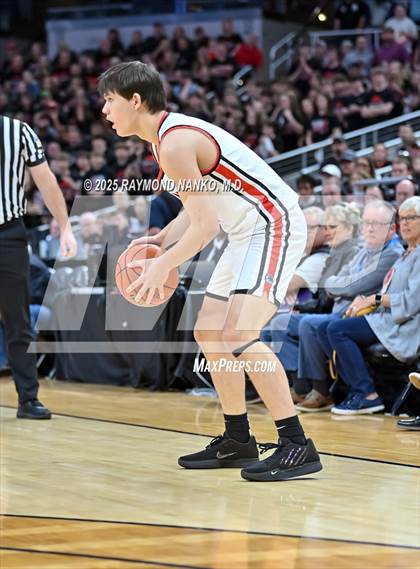 Thumbnail 2 in Clinton Prairie vs. Orleans (IHSAA 1A Final) photogallery.