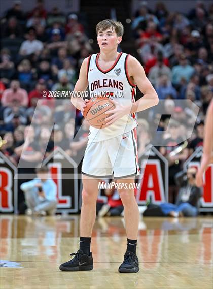 Thumbnail 2 in Clinton Prairie vs. Orleans (IHSAA 1A Final) photogallery.