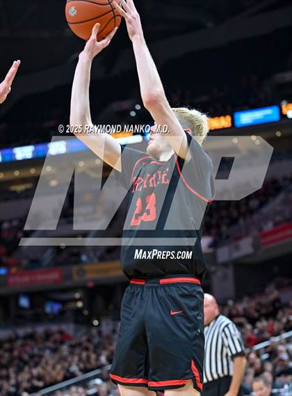 Thumbnail 2 in Clinton Prairie vs. Orleans (IHSAA 1A Final) photogallery.