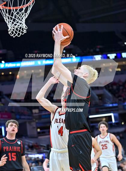 Thumbnail 3 in Clinton Prairie vs. Orleans (IHSAA 1A Final) photogallery.