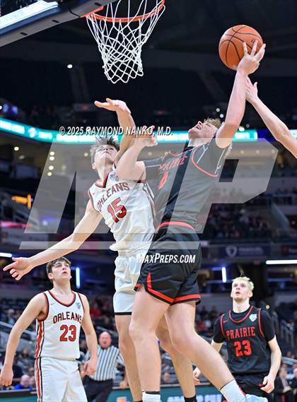 Thumbnail 3 in Clinton Prairie vs. Orleans (IHSAA 1A Final) photogallery.
