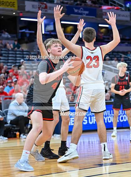 Thumbnail 3 in Clinton Prairie vs. Orleans (IHSAA 1A Final) photogallery.