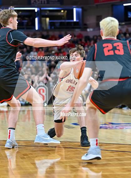 Thumbnail 3 in Clinton Prairie vs. Orleans (IHSAA 1A Final) photogallery.