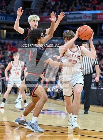 Thumbnail 3 in Clinton Prairie vs. Orleans (IHSAA 1A Final) photogallery.