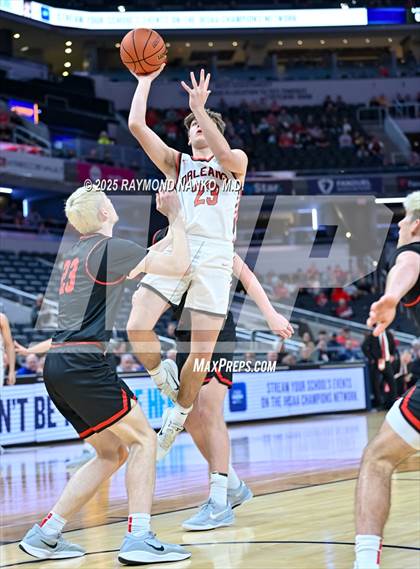 Thumbnail 1 in Clinton Prairie vs. Orleans (IHSAA 1A Final) photogallery.