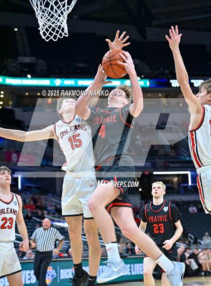 Thumbnail 1 in Clinton Prairie vs. Orleans (IHSAA 1A Final) photogallery.