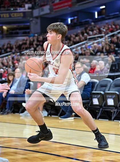 Thumbnail 2 in Clinton Prairie vs. Orleans (IHSAA 1A Final) photogallery.