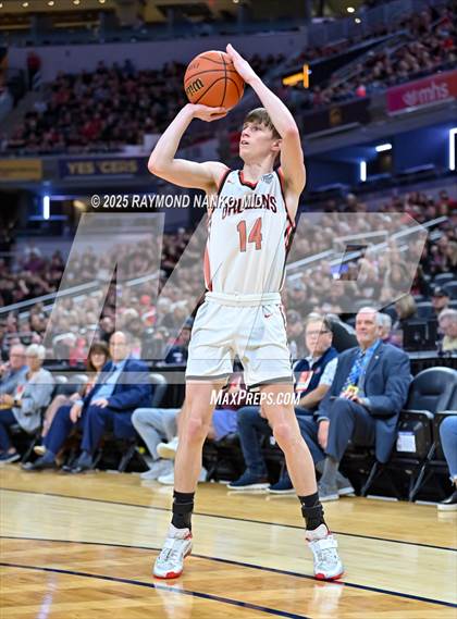 Thumbnail 3 in Clinton Prairie vs. Orleans (IHSAA 1A Final) photogallery.