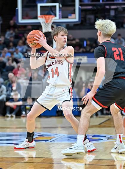 Thumbnail 1 in Clinton Prairie vs. Orleans (IHSAA 1A Final) photogallery.
