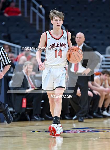 Thumbnail 2 in Clinton Prairie vs. Orleans (IHSAA 1A Final) photogallery.