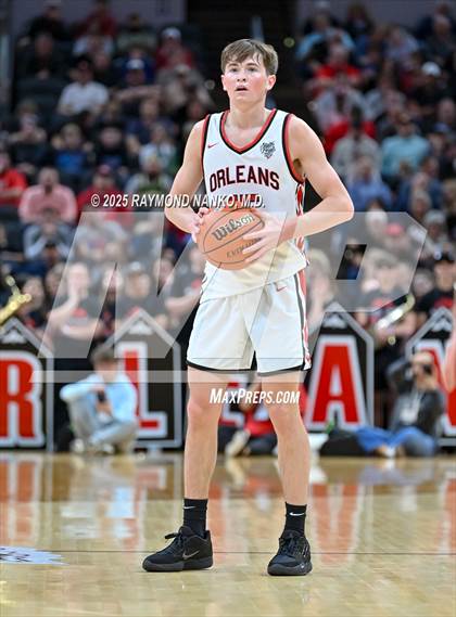 Thumbnail 1 in Clinton Prairie vs. Orleans (IHSAA 1A Final) photogallery.