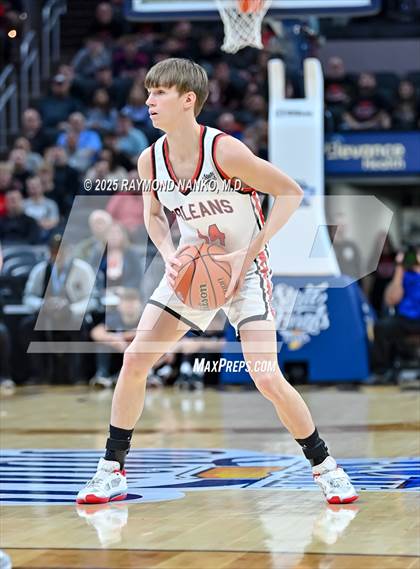 Thumbnail 3 in Clinton Prairie vs. Orleans (IHSAA 1A Final) photogallery.