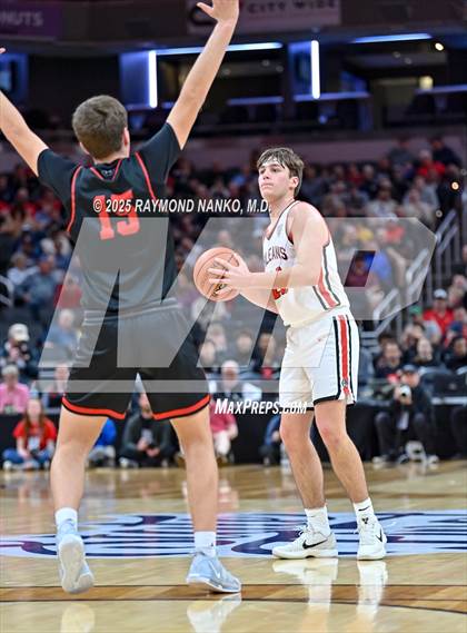 Thumbnail 1 in Clinton Prairie vs. Orleans (IHSAA 1A Final) photogallery.