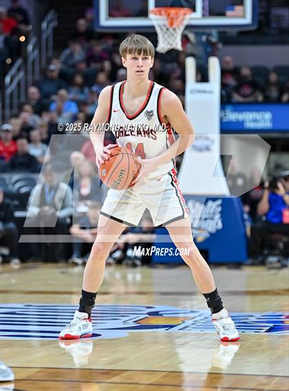 Thumbnail 2 in Clinton Prairie vs. Orleans (IHSAA 1A Final) photogallery.