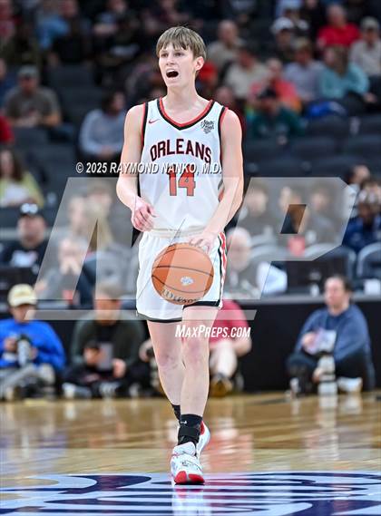 Thumbnail 1 in Clinton Prairie vs. Orleans (IHSAA 1A Final) photogallery.