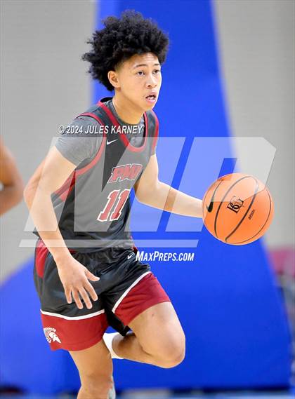 Thumbnail 1 in St. Pius X-St. Matthias Academy vs St Augustine (Tarkanian Classic) photogallery.