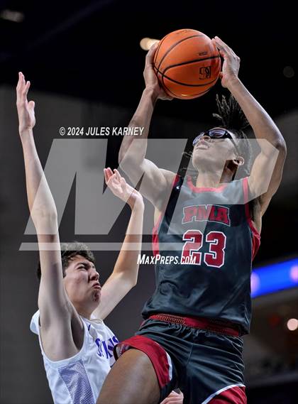 Thumbnail 1 in St. Pius X-St. Matthias Academy vs St Augustine (Tarkanian Classic) photogallery.