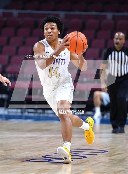 Thumbnail 3 in St. Pius X-St. Matthias Academy vs St Augustine (Tarkanian Classic) photogallery.