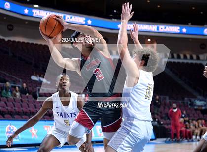 Thumbnail 1 in St. Pius X-St. Matthias Academy vs St Augustine (Tarkanian Classic) photogallery.