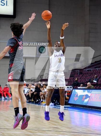 Thumbnail 1 in St. Pius X-St. Matthias Academy vs St Augustine (Tarkanian Classic) photogallery.