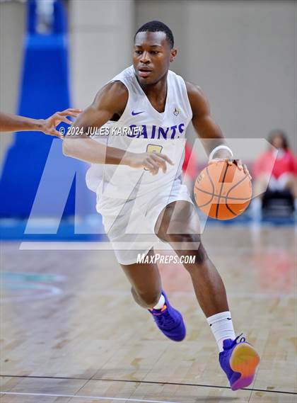 Thumbnail 3 in St. Pius X-St. Matthias Academy vs St Augustine (Tarkanian Classic) photogallery.