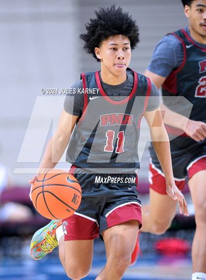 Thumbnail 2 in St. Pius X-St. Matthias Academy vs St Augustine (Tarkanian Classic) photogallery.