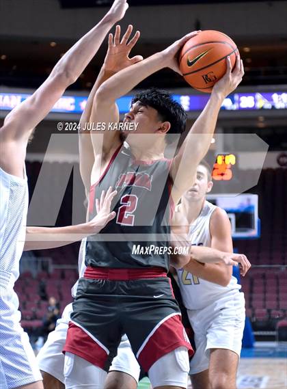 Thumbnail 2 in St. Pius X-St. Matthias Academy vs St Augustine (Tarkanian Classic) photogallery.