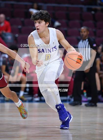 Thumbnail 2 in St. Pius X-St. Matthias Academy vs St Augustine (Tarkanian Classic) photogallery.