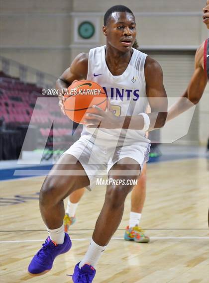 Thumbnail 1 in St. Pius X-St. Matthias Academy vs St Augustine (Tarkanian Classic) photogallery.