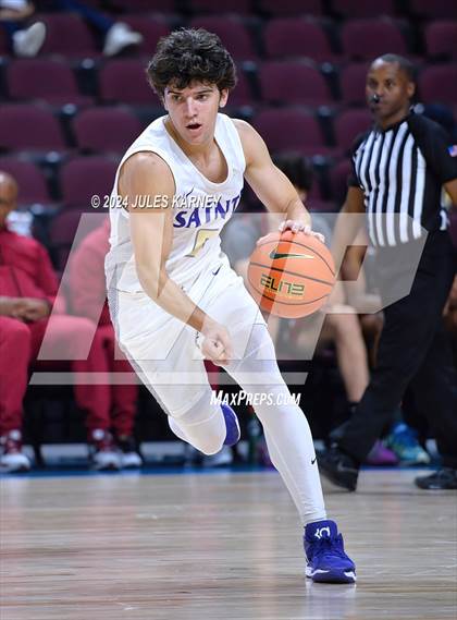 Thumbnail 1 in St. Pius X-St. Matthias Academy vs St Augustine (Tarkanian Classic) photogallery.