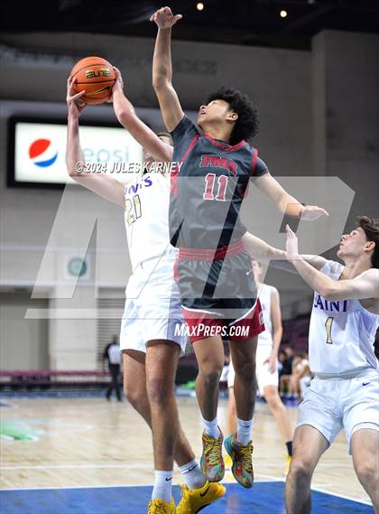 Thumbnail 2 in St. Pius X-St. Matthias Academy vs St Augustine (Tarkanian Classic) photogallery.