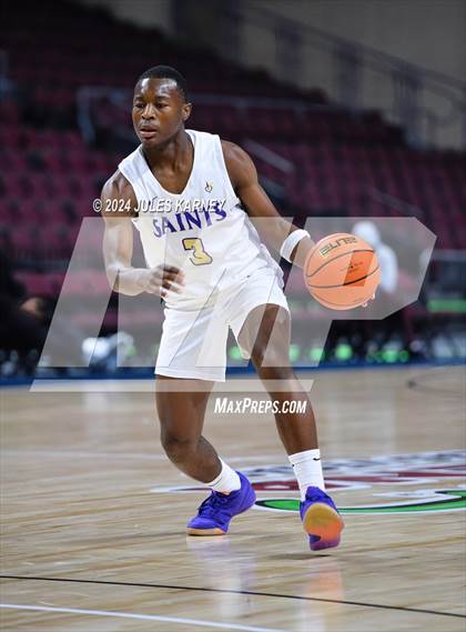 Thumbnail 1 in St. Pius X-St. Matthias Academy vs St Augustine (Tarkanian Classic) photogallery.