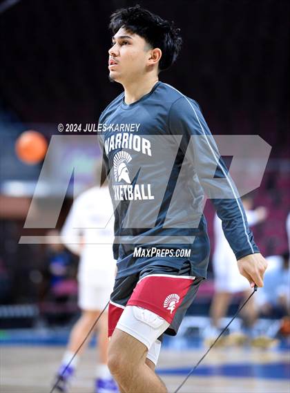 Thumbnail 2 in St. Pius X-St. Matthias Academy vs St Augustine (Tarkanian Classic) photogallery.