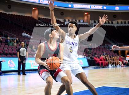 Thumbnail 1 in St. Pius X-St. Matthias Academy vs St Augustine (Tarkanian Classic) photogallery.