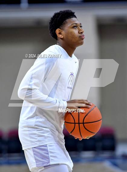 Thumbnail 2 in St. Pius X-St. Matthias Academy vs St Augustine (Tarkanian Classic) photogallery.