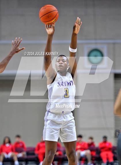 Thumbnail 3 in St. Pius X-St. Matthias Academy vs St Augustine (Tarkanian Classic) photogallery.
