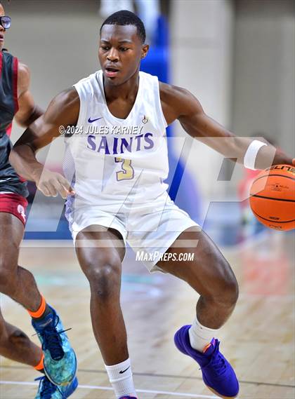 Thumbnail 1 in St. Pius X-St. Matthias Academy vs St Augustine (Tarkanian Classic) photogallery.