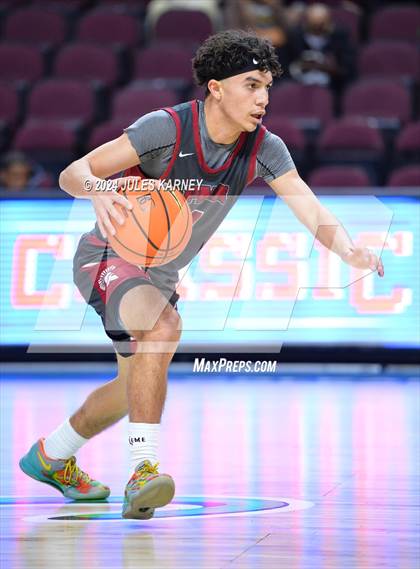 Thumbnail 1 in St. Pius X-St. Matthias Academy vs St Augustine (Tarkanian Classic) photogallery.