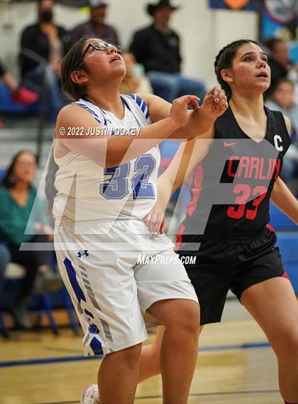 Thumbnail 2 in McDermitt vs Carlin (NIAA 1A East Quarterfinal) photogallery.